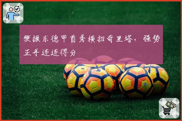 樊振东德甲首秀横扫奇里塔，强势正手连连得分